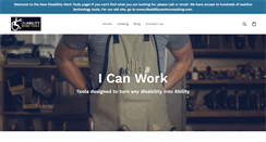 Desktop Screenshot of disabilityworktools.com